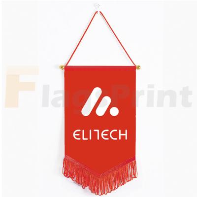 China Healthcare Institute Custom Indoor OEM Event Advertising Promotional Custom Color Club Exchage Flag for sale