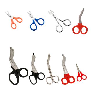 China Stainless / Steel Carabiner Bandage Shears EMT Medical Scissors and Trauma Shears for sale