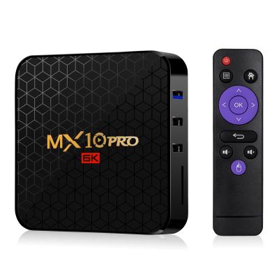 China newest MX10 PRO Android 9.0 TV 6k CLYTTE Box Allwinner H6 Quad Core High Quality Set Top Box 4gRAM+64gROM for sale