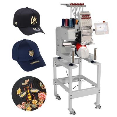 China 15 Colors Chinese Hotel Monogram Machine Embroidery Flat Chinese Machine Factory Multi Cap T-shirt Hat Bag Shoes for sale