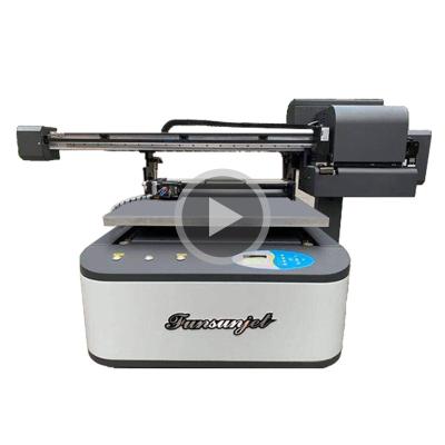 China Garment Shops Free Ink! Free preview! Funsun 9060 A1 Digital UV Flatbed Printers 1440dpi High Resolution for sale