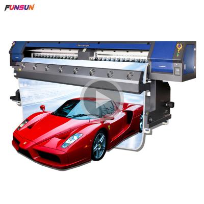 China Building material stores top selling 3.2m Funsunjet FS-3202 used digital cable banner printing machine 1440dpi for sale