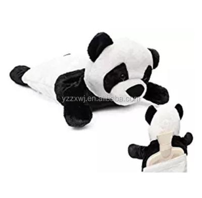 China For children hot blanket stuffed with water bottle water bottle blanket panda warm animals blanket stuffed animals for sale