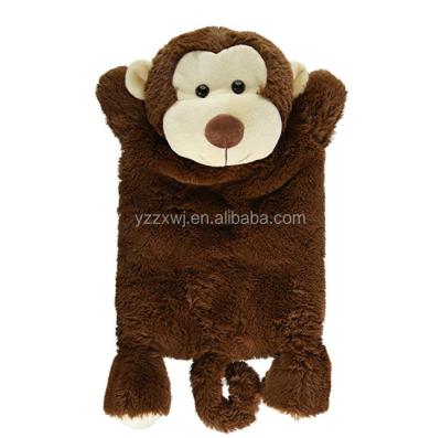 China For Kids Plush Monkey Warm Water Cover Monkey Plush Animals Water Bottle Water Bottle Warm Cover for sale