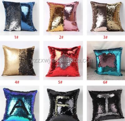 China SLEEP pillow cushion case pillow filler cushion/cushion pillow/wholesale mermaid sequin pillow skin sequin for sale