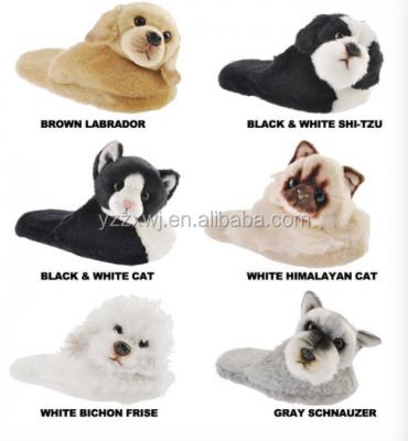 China INDOOR plush animal slipper for child warm indoor animal slippers/slipper animal/plush for women for sale