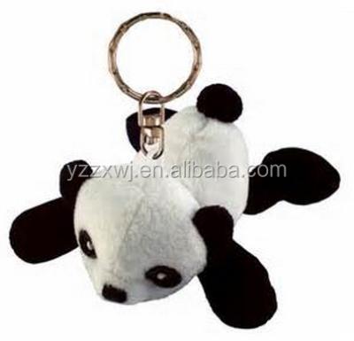 China Cute Plush Toy Key Chain /customized Plush Bed Sleep Key Chains/Cute Plush Mini Panda Keychain for sale