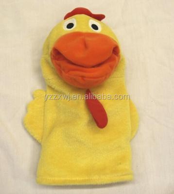 China For Kids Free Sample Plush Hand Puppet For Sale Chicken/Plush Hand Puppet Kids Animal Hand Puppets for sale