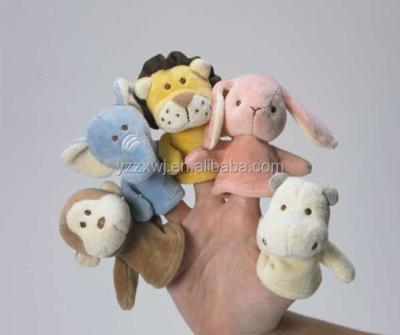 China For Custom Animal Human Doll Plush Finger Puppet Kids Finger Puppet Toy Animal Puppet and Story for sale