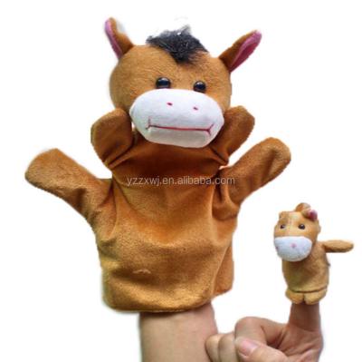 China For Kids Free Sample Plush Toys Mascot Hand Puppet For Sale Cheap Plush Donkey Hand Puppet Hand Puppets for sale