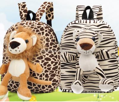 China Free Sample Waterproof Plush Rod Backpack For Kids Stuffed Animal Backpack For Kids for sale