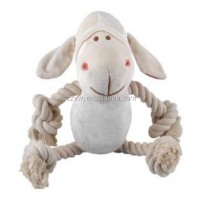 China Viable plush dog toys zhongxi brand plush pet toys dog toys plush sheep shape pet toy for sale