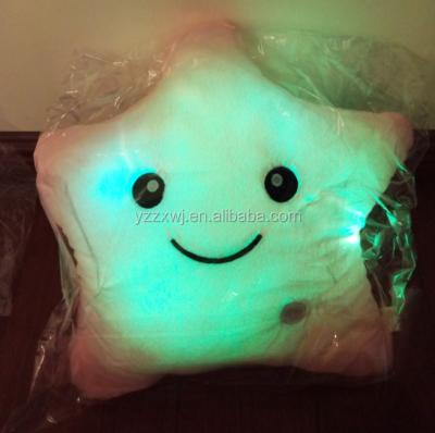 China Other LED Star Pillow For Children Colorful Stuffed Pillow Light Glowing Led Light Pillow MOQ 5pcs for sale