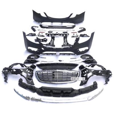 China For Benz W222 Upgrade To S63 AMG Car Bodykit Accessories For Mercedes-Benz W222 Upgrade To S63 S65 AMG Body Kit With Front Bumper Grille for sale