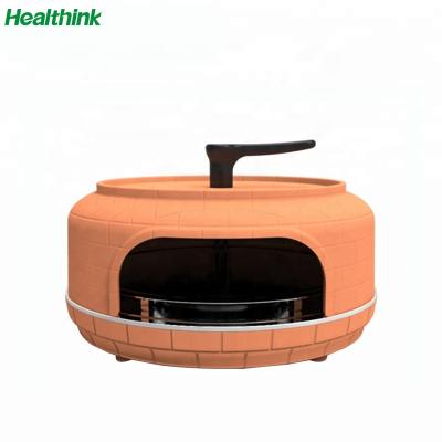 China PT-4 kitchen smokeless round grill multi-function pizza stove clay oven oven for sale for sale