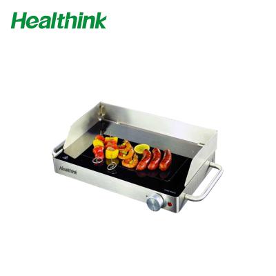 China High Strength And Easily Assembled Tempered Crystal Glass Plate Micro BBQ Grill for sale