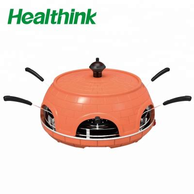 China Cheap Easy Operation Countertop Pizza Oven Electric Pizza Cone Maker Pizza Dome With Ceramic Cover for sale