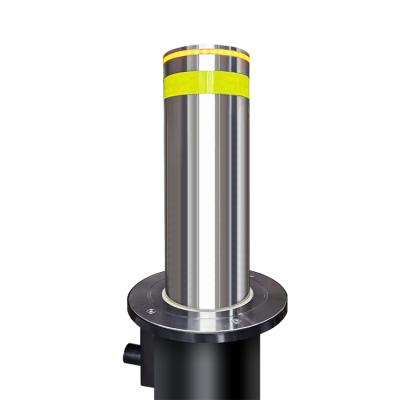 China 304 stainless steel retractable electric remote control automatic hydraulic bollard for traffic safety for sale