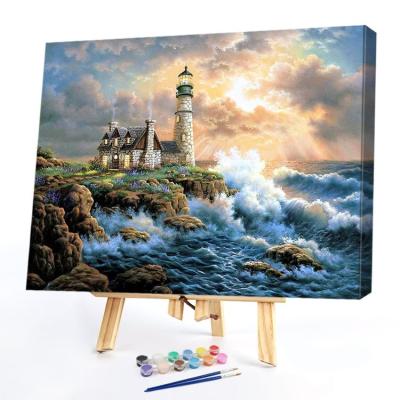 China Personalized Customization DIY Painting By Numbers Puzzle For Adults Children Kids Oil Painting Diy Gift Hand Painted Acrylic Wall Art Picture Home Decors for sale