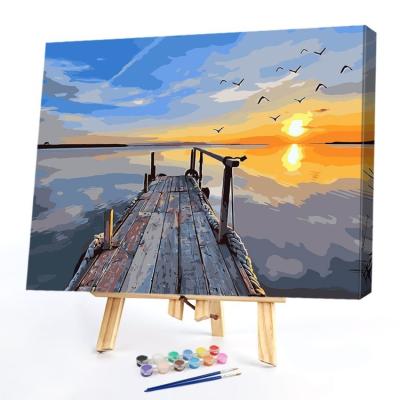 China Wholesale Customization Factory Diy Oil Painting Kid Child Drawing Painting By Numbers Wall Art For Living Room Home Decor for sale