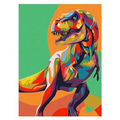 China Wholesale Custom Waterproof+ECO-Friendly DIY Diamond Painting Wall Art Home Decor Dinosaur 5d Diamond Painting Kits Dropshipping Diamond Embroidery for sale