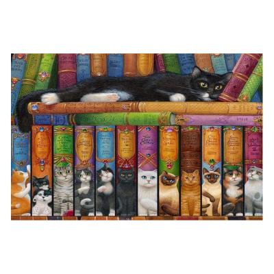 China Low MOQ Europe stitch custom cross stitch wall art wall decoration books cat embroidery kit custom kits animals diy home cross wholesale for sale