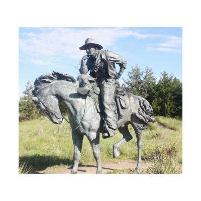 China The most popular European and American CIA art cowboy sculpture for sale