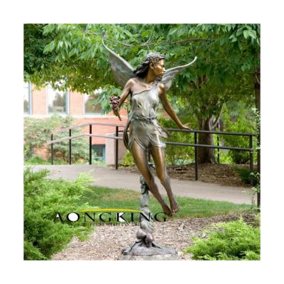 China China Life Size Bronze Sculpture Outdoor Garden Decorate Angel Statue For Sale for sale