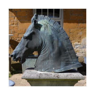 China Europe Large Size Bronze Horse Statue Animal Abstract Statue for sale