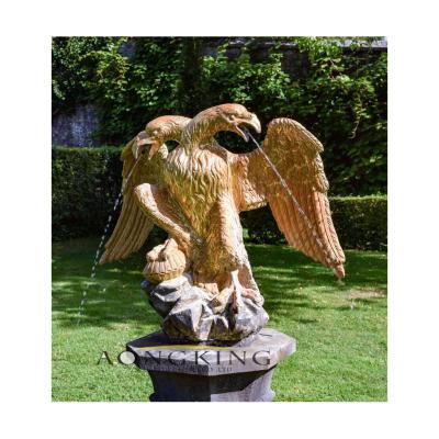 China Africa Latest New Design Fountain Of Eagle Statue With Snake for sale