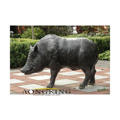 China Best Selling Quality Customized Europe Classic Style Bronze Boar Statue Europe for sale