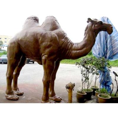 China Europe Animal Decoration Camel Life Size Bronze Animal Statue for sale