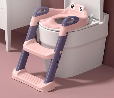 China Foldable PP Toilet Ladder for Kids Baby Toilet Training Ladder for sale