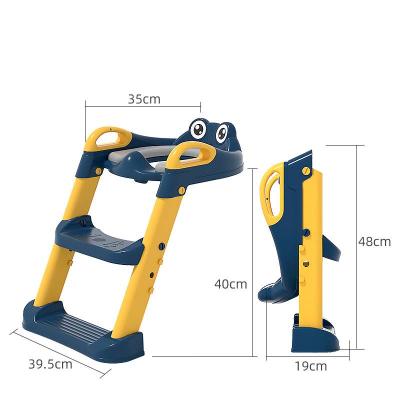 China Foldable PP Baby Plastic Kids Training Auxiliary Toilet Step Ladder for sale