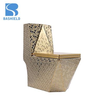 China Ceramic Double-Flow Toilet Factory Gold American Standard Toilet for sale