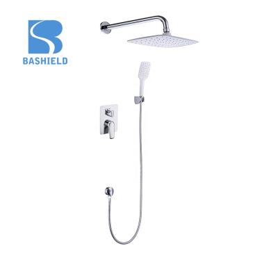 China Without Slide Bar Factory Hot Sale Bathroom Faucet Set Wall Mount Rain Shower for sale