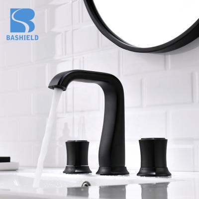 China Metered Faucets Art Basin Faucet Black Bathroom Shower Basin Bathroom Faucets For Tub for sale