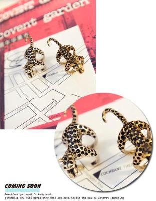 China Fashion Jewelry metal leopard women ring for sale