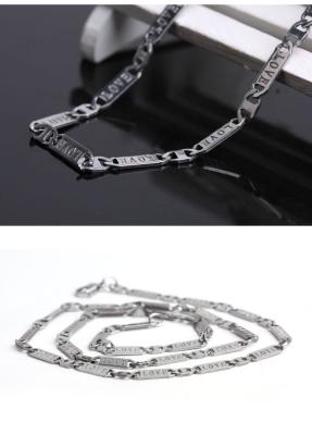 China Fashion men jewelry stainless steel men necklace chains 54cm china jewelry wholesale for sale