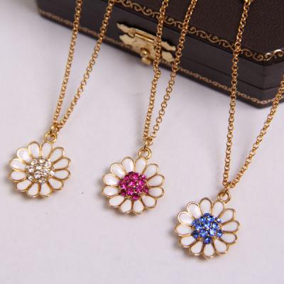 China Fashion brand jewelry Juicy Couture necklace chrysanthemum pendant jewelry wholesale for sale