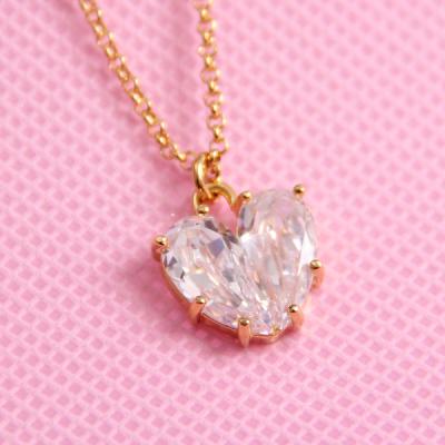 China Forme a corazón del diamante del collar de Juicy Couture de la joyería de la marca la venta al por mayor pendiente de la joyería en venta