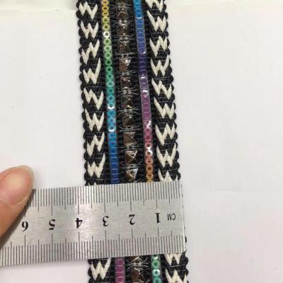 China Good Quality Elastic Webbing Strap Braided Belt Strap Elastic Tape for sale