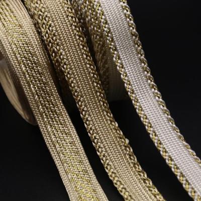 China High Quality Braided Elastic Webbing Strap Elastic Ribbon for sale