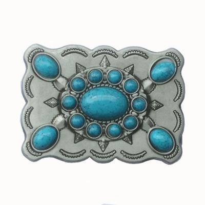 China High Quality Metal Rhinestone Eco-Friend Western Shishi Belt Buckle for sale