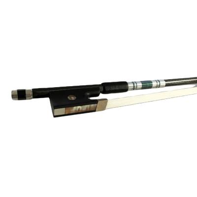 China Violin Playing New Type Bargain Price Professional Carbon Fiber Braided Violin Bow for sale