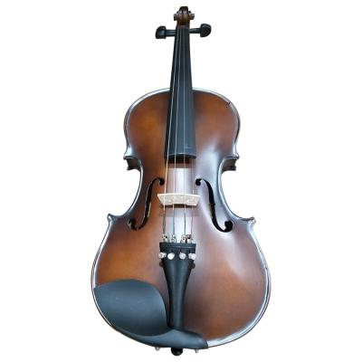 China Hot Factory Flawless Solid Matte Maple Wood Solid Violin Universal Handmade Cheap Sale for sale