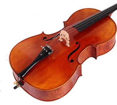 China Professional Interesting Flamed Chinese Fir Solid Quality Brand Cello Instrument For Sale for sale