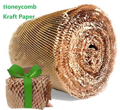 China Kraft Paper Honeycomb Packaging Honeycomb Paper Roll for sale