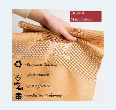 China Biodegradable Honeycomb Kraft Paper Wrapping Paper For Packaging Material for sale