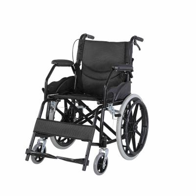 China China Manufacturer Hospital Patient Used Acrylic Manual Folding Adjustable Wheelchair For Older Manual Steel Wheelchair for sale